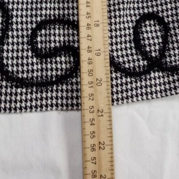 Positive Attitude Womens Plaid Black Short Sleeve Button Back Jacket Top Size 22 - Picture 11 of 14